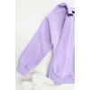 2-6 Yaş Çocuk Baskı Nakışlı Uzun Kol Sweat Lila - 623523.1576.