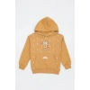 2 İp Şardonlu Penye Çocuk Sweat 6-9 Yaş Camel - 2264014.1576.