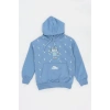 2 İp Şardonlu Penye Çocuk Sweat 6-9 Yaş Mavi - 2264014.1576.