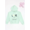 2 İp Şardonsuz Penye Sweat 5-8 Yaş Mint - 6264271.1576.