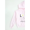 2 İp Şardonsuz Penye Sweat 5-8 Yaş Pembe - 6264271.1576.