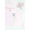 2 İplik 10-13 Yaş Kompak Fermuarlı Sweat Pembe - 7264277.1576.