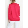 2 İplik Baskılı Sweat Fuşyaekru - 42718.1878.