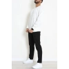 2 İplik Bisiklet Yaka Erkek Sweat Ekru - 42771.1878.