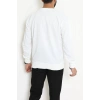 2 İplik Bisiklet Yaka Erkek Sweat Ekru - 42771.1878.