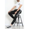 2 İplik Garnili Erkek Spor Alt Siyahfüme - 70970.2066.