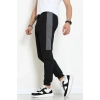 2 İplik Garnili Erkek Spor Alt Siyahfüme - 70970.2066.