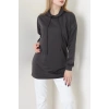 2 İplik Kapşonlu Tunik Sweat Antrasit - 42766.1878.