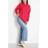 2 İplik Kapşonlu Tunik Sweat Fuşya - 42766.1878.