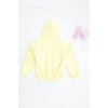 2 İplik Şardonsuz Fermuarlı Ceket 5-8 Yaş Sarı - 6264276.1576.