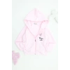 2 İplik Şardonsuz Fermuarlı Ceket 6-9 Yaş Pembe - 6264269.1576.