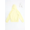 2 İplik Şardonsuz Fermuarlı Ceket 6-9 Yaş Sarı - 6264269.1576.