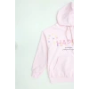 2 İplik Şardonsuz Penye Sweat Pembe - 6264272.1576.