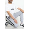 2 İplik Şeritli  Erkek Alt Gri - 70973.2066.