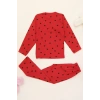 3-14 Yaş Alt Üst Aynı Çocuk Pijama Takımı Kırmızı - 50724.1961.