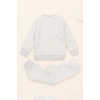 3-7 Yaş 3 İplik Şardonlu İkili Takım Gri - 50935.1867.