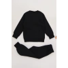 3-7 Yaş 3 İplik Şardonlu İkili Takım Siyah - 50810.1867.