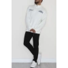 3 İplik Şardonlu Baskılı Erkek Sweat Ekru - 31610.1872.