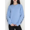 3 İplik Şardonlu Oversize Sweat Bebemavi - 50922.1878.