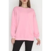 3 İplik Şardonlu Taşı Sweat Pembe - 42609.1878.