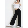 3 İplik Şardonsuz Bol Paça Model Eşofman Altı Siyah - 80808.1878.