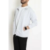 3 İplik Şardonsuz Erkek Cepli Dik Yaka Sweat Boyalıgri - 80776.1878.