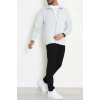 3 İplik Şardonsuz Erkek Cepli Dik Yaka Sweat Boyalıgri - 80776.1878.