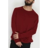 3 İplik Şardonsuz Erkek Sweat Bordo - 42617.1878.