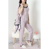 3Lü Pijama Seti Ekrukırmızı - 52170.2123.