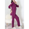 3Lü Pijama Seti Mor - 52170.2123.