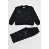 4-10 Yaş 2 İplik İkili Takım Siyah - 52187.1776.