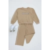 4-10 Yaş 2 İplik İkili Takım Vizon - 52186.1776.