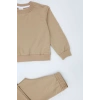 4-10 Yaş İki İplik Şardonsuz Çocuk Takım Camel - 55042.1776.