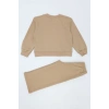 4-10 Yaş İki İplik Şardonsuz Çocuk Takım Camel - 55042.1776.