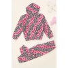 4-10 Yaş Polar Kapşonlu İkili Takım Pembeleopar - 52076.1776.