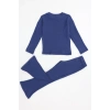 5-12 Yaş İnterlok Baskılı Takım Lacivert - 52182.1567.