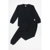5-12 Yaş İnterlok Fitilli Takım Siyah - 52183.1567.
