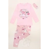 5-12 Yaş Süprem Penye Pijama Takımı Pembebeyaz - 52081.1951.