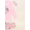 5-12 Yaş Süprem Penye Pijama Takımı Pembebeyaz - 52081.1951.