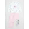 6-9 Yaş 2 İplik Şardonlu Çocuk Takım Açıkpembe - 6264369.1576.