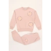 6-9 Yaş Şardonlu Yumoş Kumaş Takım Pudra - 6264320.1576.