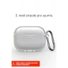 Airpods Pro 3. Nesil İle Uyumlu Şeffaf Cyrstal Clear Ultra Berrak Kılıf ( Kulaklık Değildir )