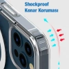 ALLY iPhone 13 Pro Magsafe Uyumlu Manyetik Kılıf Silikon Kılıf-(1903)