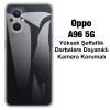 Ally OPPO A96 5G Kılıf Kamera Korumalı Ultra İnce Şeffaf Silikon Kılıf-(1903)