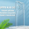 Ally OPPO K10 5G Kılıf Kamera Korumalı Ultra İnce Şeffaf Silikon Kılıf-(1903)