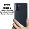 Ally OPPO Reno6 Z Kılıf Kamera Korumalı Ultra İnce Şeffaf Silikon Kılıf-(1903)