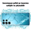 ALLY Samsung Galaxy S22 Ultra Kılıf Kamera Korumalı Ultra İnce Şeffaf Silikon Kılıf-(1903)