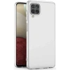 Ally SM Galaxy A12 M12 Kılıf Kamera Korumalı Ultra İnce Şeffaf Silikon Kılıf-(1903)