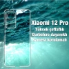 Ally Xiaomi 12 Pro Kılıf Kamera Korumalı Ultra İnce Şeffaf Silikon Kılıf-(1903)
