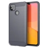 ALLY Xiaomi Redmi 9C Brushed Carbon Fiber Silikon Kılıf-(1903)